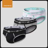 Trendy men's fashion color matching triangle underwear