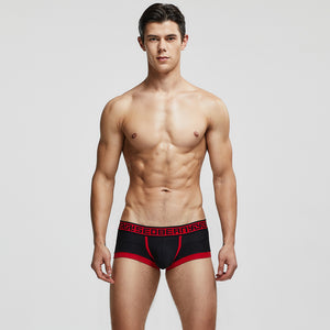 Men's solid color boxer underwear