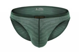 Men's printed mesh triangle underwear