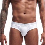 Men's Comfortable Breathable Cotton Ribbed Triangle Underwear