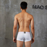 Men's low waist sexy boxer underwear