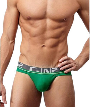Men's Simple Breathable Thread Low Waist Triangle Underwear