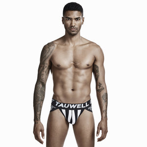Men's Low Waist Sexy Striped Triangle Underwear