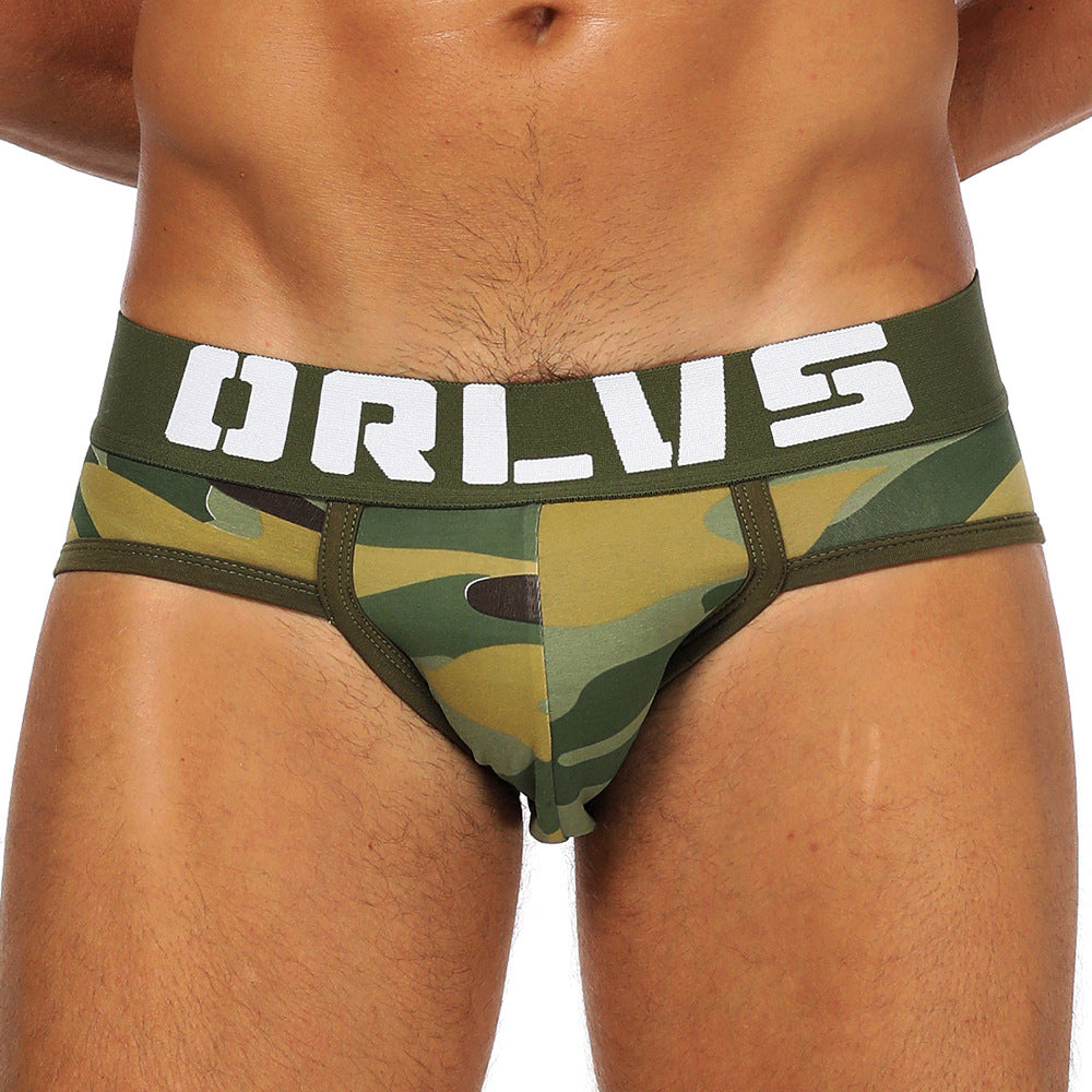 Men's camouflage sexy triangle underwear