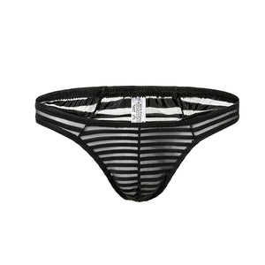 Men's Sexy Strip Fashion Breathable Mesh Low Waist Underwear
