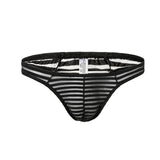 Men's Sexy Strip Fashion Breathable Mesh Low Waist Underwear