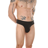 Men's ice silk ultra-thin translucent thong
