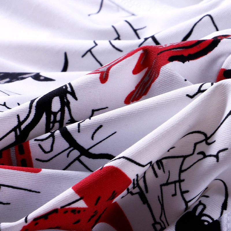 Men's trendy breathable sexy printed boxer underwear