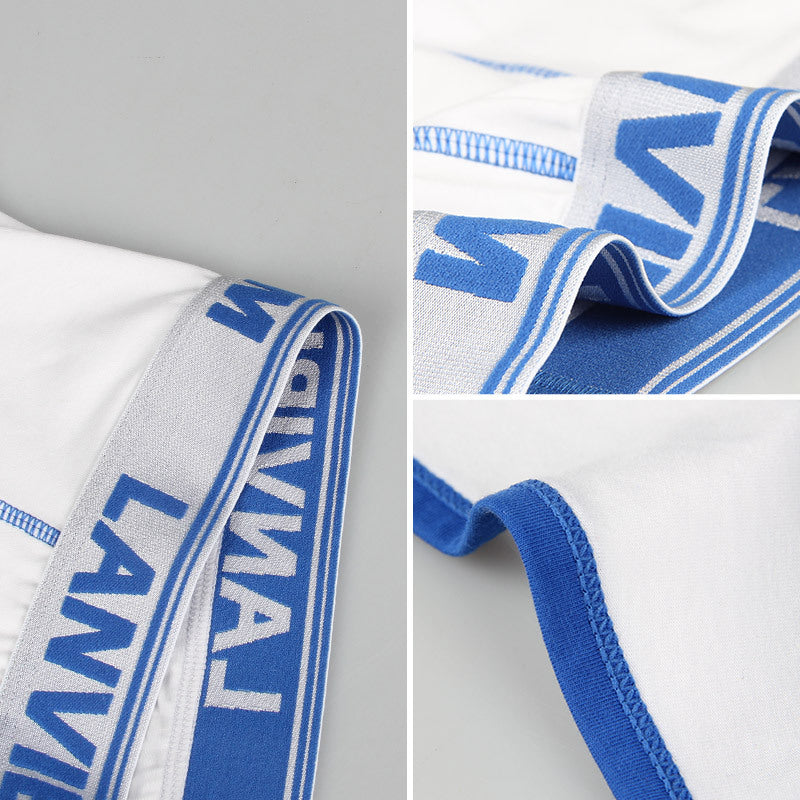 Men's mid waist boxer underwear