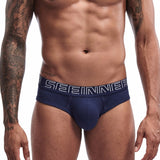 Men's Comfortable Breathable Cotton Ribbed Triangle Underwear