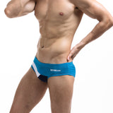 Men's sexy color matching triangle underwear