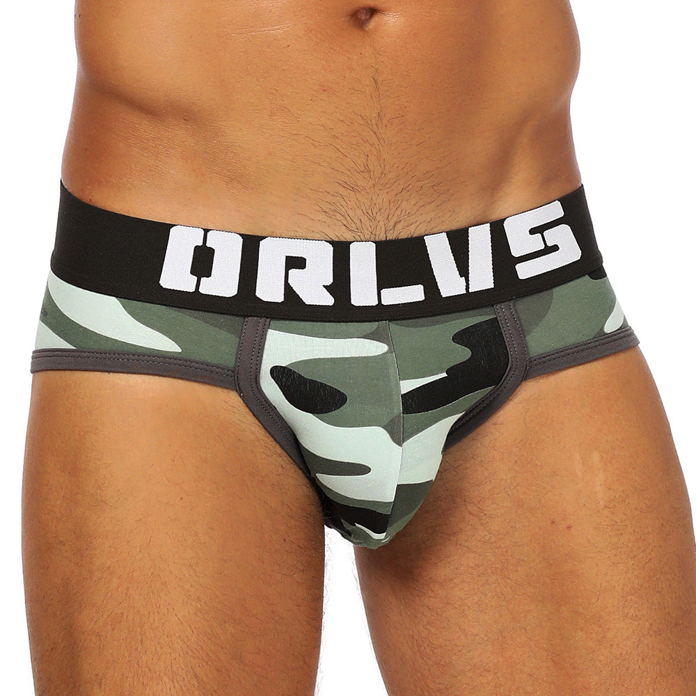 Men's camouflage sexy triangle underwear