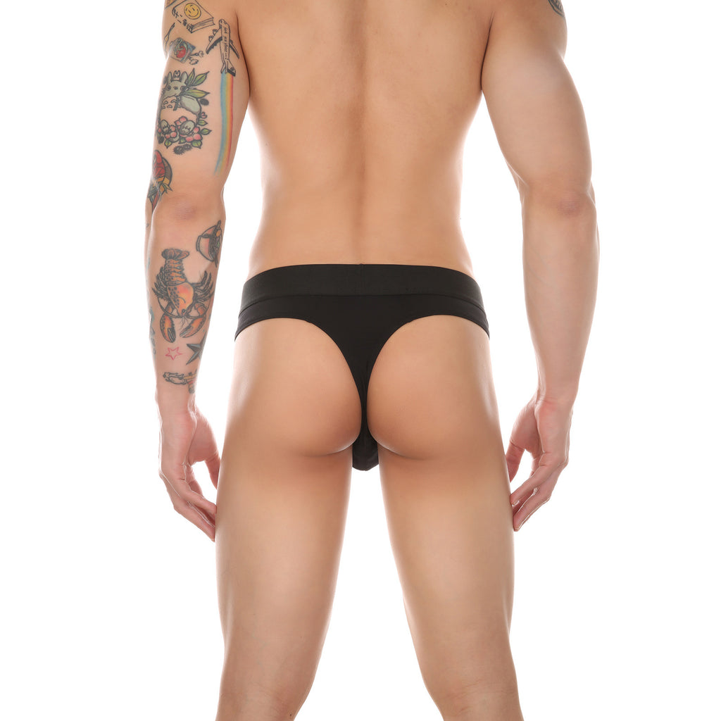 Men's ice silk ultra-thin translucent thong