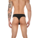 Men's ice silk ultra-thin translucent thong