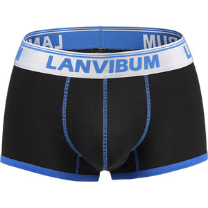 Men's mid waist boxer underwear