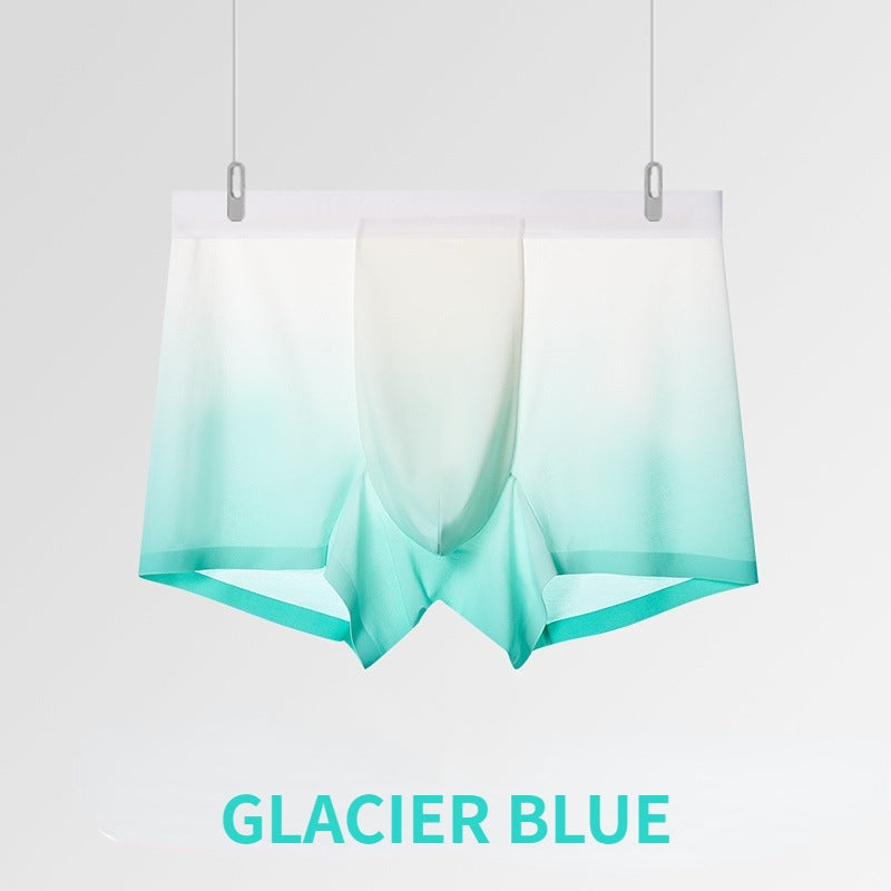 Men's ice silk antibacterial boxer underwear