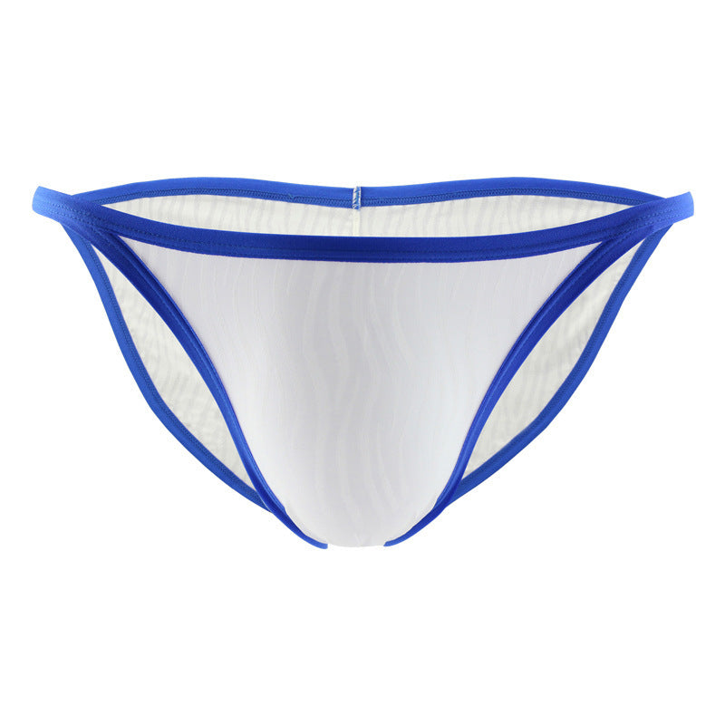 Men's thin striped triangle underwear
