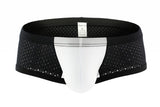 Men's color block boxer underwear
