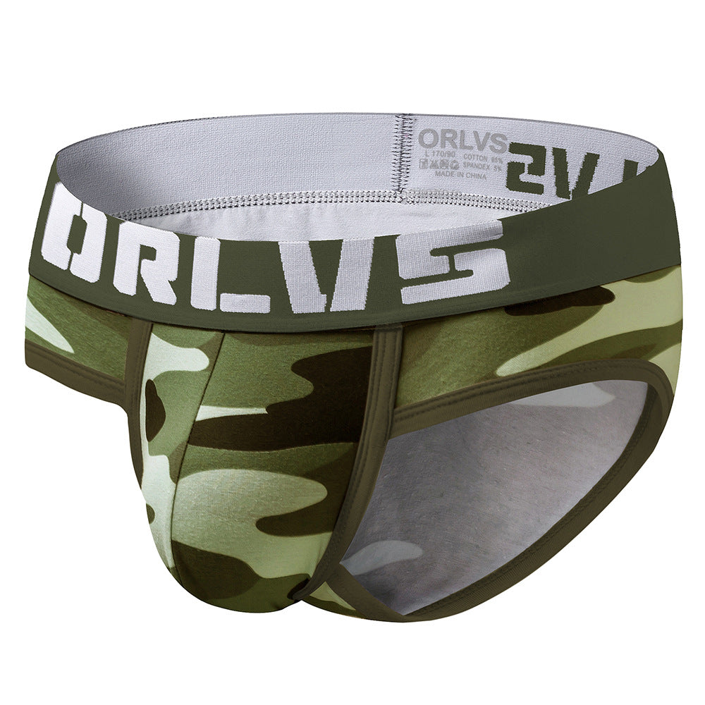 Men's camouflage sexy triangle underwear