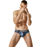 Men's Fashion Magic Orange Magic Blue Cool Triangle Underwear