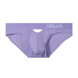 Men's Sexy Hollow Low Waist Hip Lifting Solid Color Modal Underwear