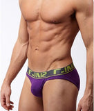 Men's Simple Breathable Thread Low Waist Triangle Underwear