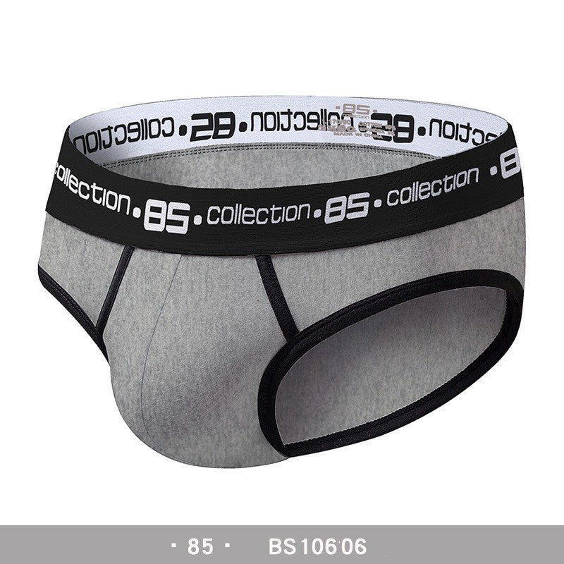 Trendy men's fashion color matching triangle underwear