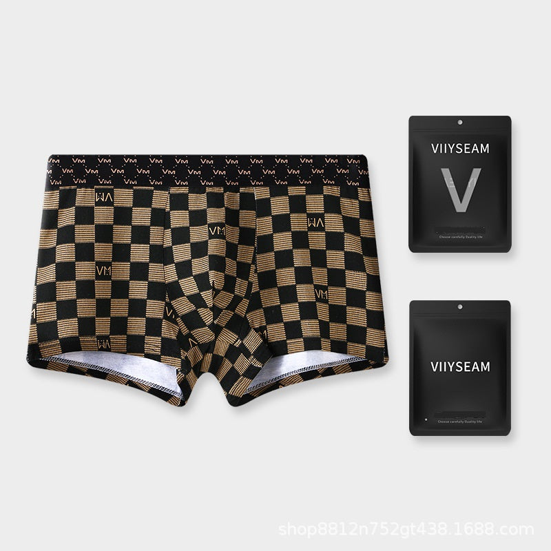 Men's pure cotton boxers