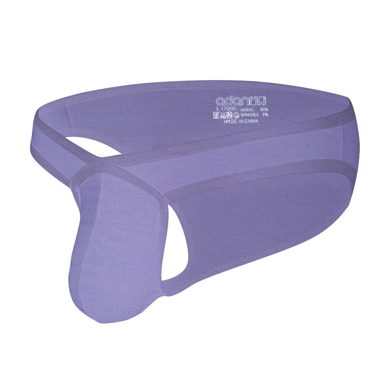 Men's solid color modal triangle underwear
