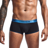 Men's Cotton Color Contrast Low Rise Boxer Underwear