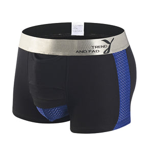 Men's Summer Ice Silk Mesh Boxer Underwear