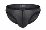 Men's printed mesh triangle underwear