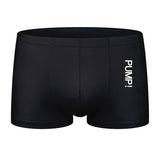 Men's milk silk solid color small boxer underwear