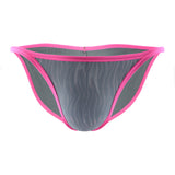 Men's thin striped triangle underwear