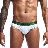 Men's Contrasting Color Simple Low Waist Triangle Underwear