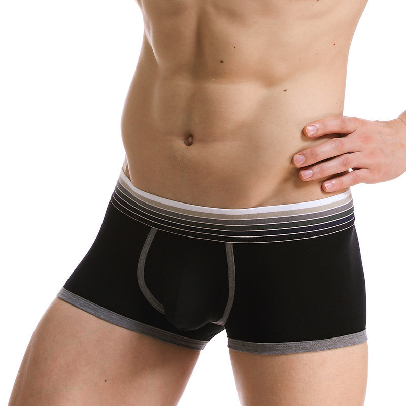 Men's large pouch pure cotton boxer underwear