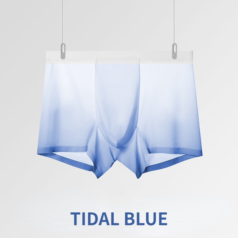 Men's ice silk antibacterial boxer underwear