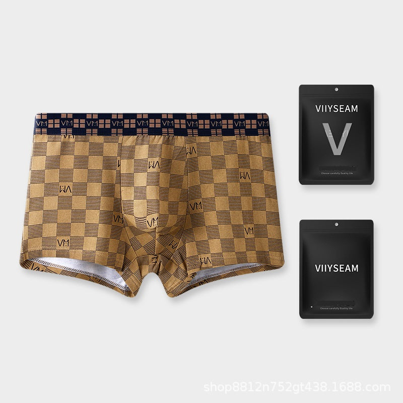 Men's pure cotton boxers