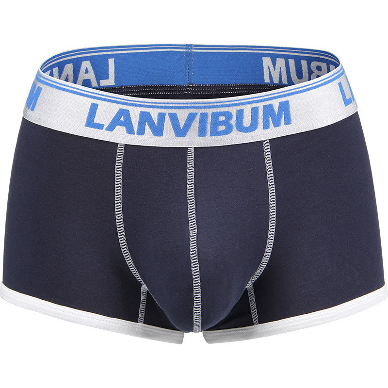 Men's mid waist boxer underwear