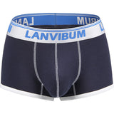 Men's mid waist boxer underwear