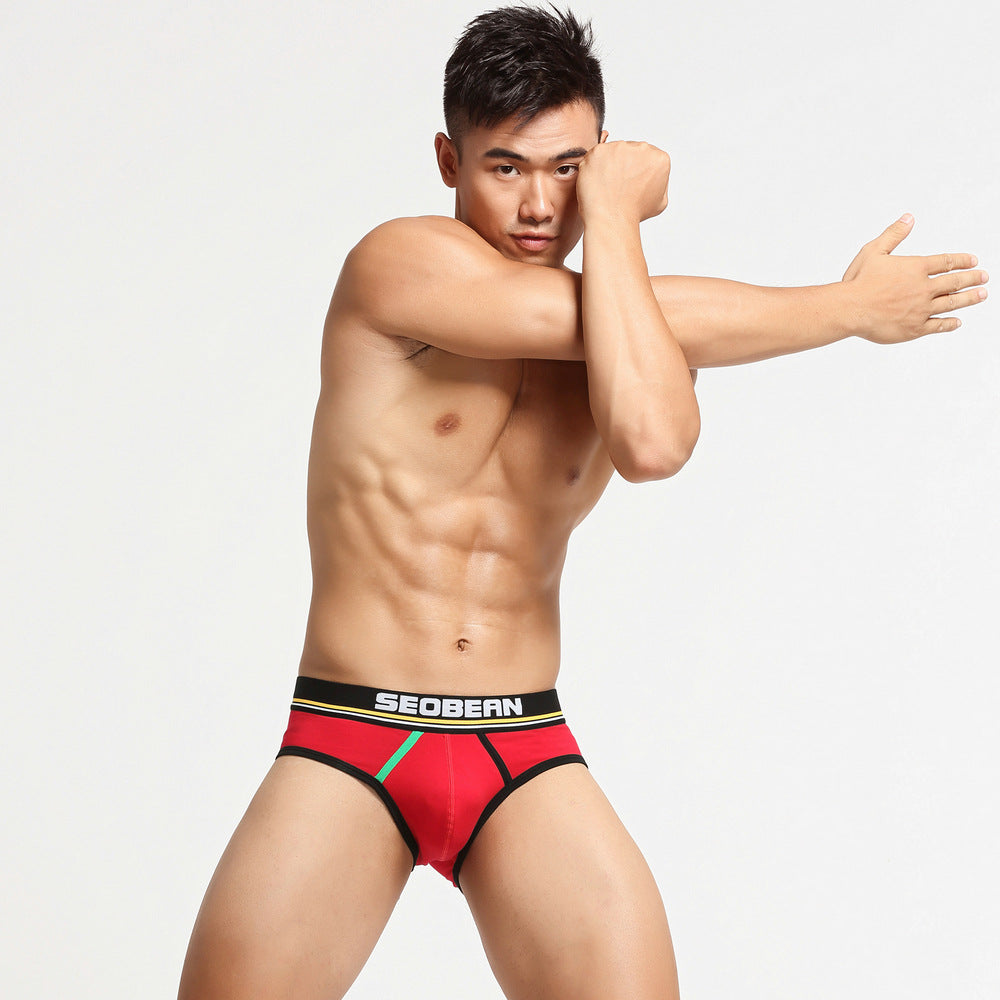 Men's double pouch triangle underwear