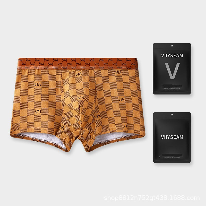 Men's pure cotton boxers