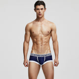 Men's solid color boxer underwear