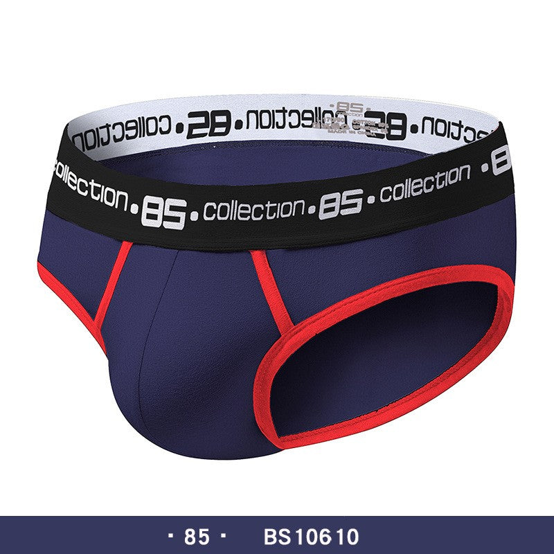 Trendy men's fashion color matching triangle underwear