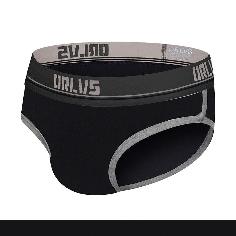 Men's Low Waist Sports Cotton Underwear
