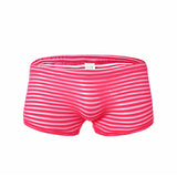 Men's fashion sexy mesh boxer underwear