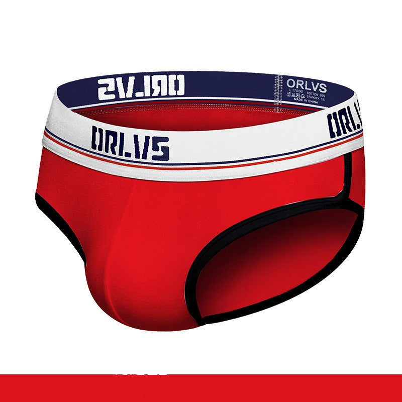 Men's Low Waist Sports Cotton Underwear