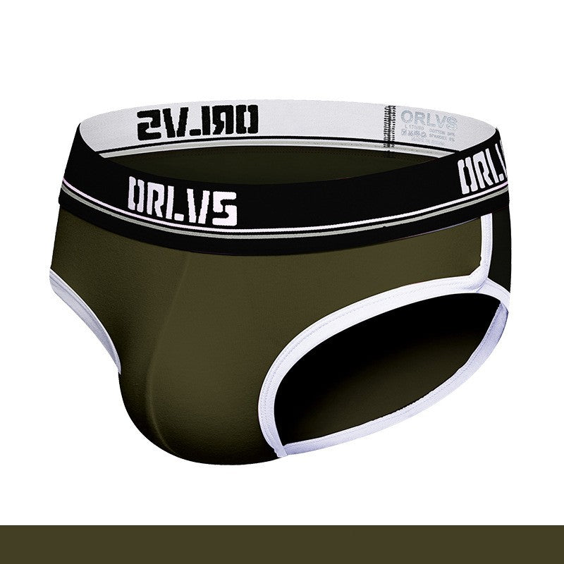 Men's Low Waist Sports Cotton Underwear
