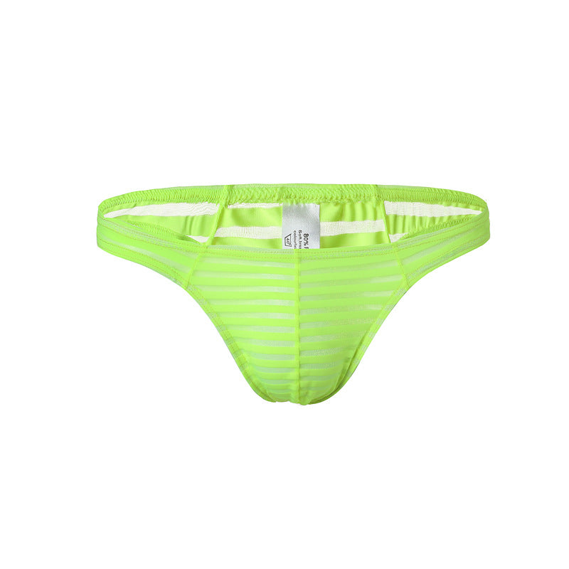 Men's Sexy Strip Fashion Breathable Mesh Low Waist Underwear