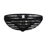 Men's transparent striped sexy triangle underwear